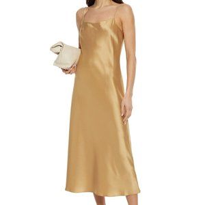⚡️SOLD ON EBAY⚡️Theory Telson Bronze Flat Sateen Dress (NWT)